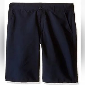 Boy’s Nautica School uniform short flat front adjustable waist navy blue size 18